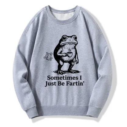 Tokyo-Tiger Farting Frog Funny meme Classic Sweatshirt