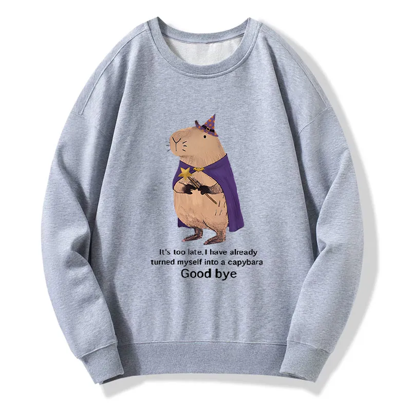 Tokyo-Tiger Funny Wizard Capybara Classic Sweatshirt