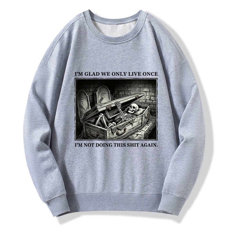 Tokyo-Tiger Funny Coffin Skull Meme Classic Sweatshirt