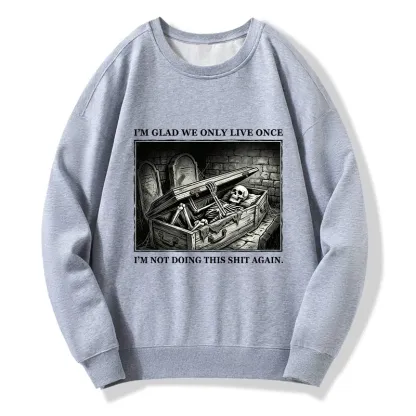 Tokyo-Tiger Funny Coffin Skull Meme Classic Sweatshirt