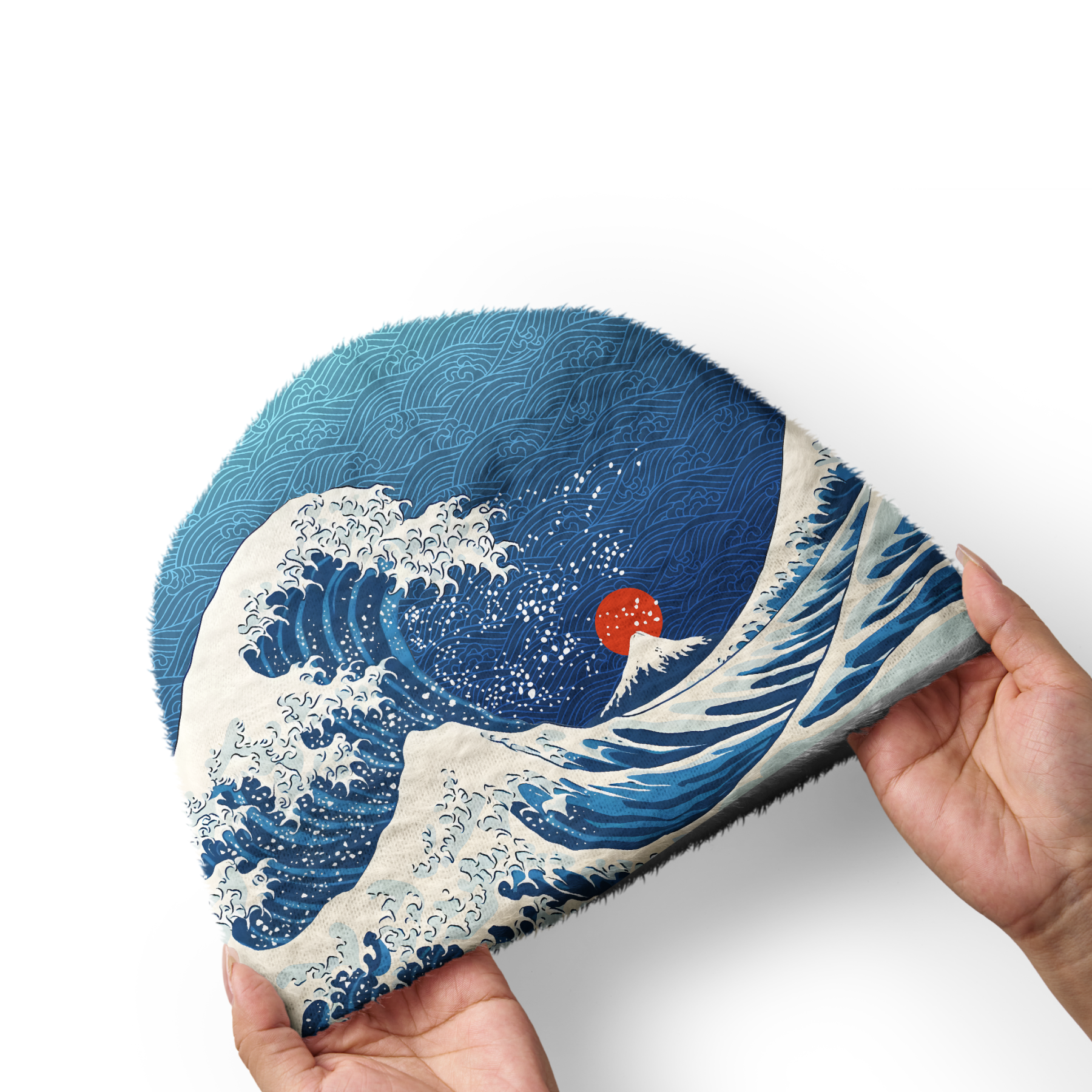 Tokyo-Tiger The Great Wave Off Fuji Fuzzy Beanie