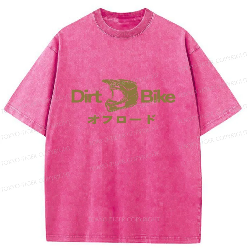 Tokyo-Tiger Dirt Bike Japan Washed T-Shirt