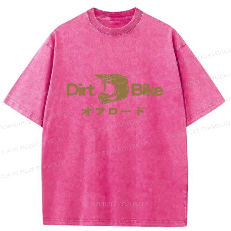 Tokyo-Tiger Dirt Bike Japan Washed T-Shirt