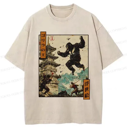 Tokyo-Tiger The Gorilla King Washed T-Shirt