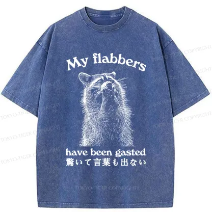 Tokyo-Tiger My Flabbers Have Been Gasted Washed T-Shirt