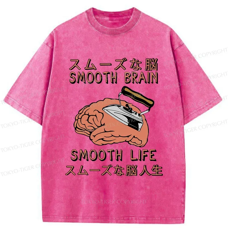 Tokyo-Tiger Smooth Life Washed T-Shirt