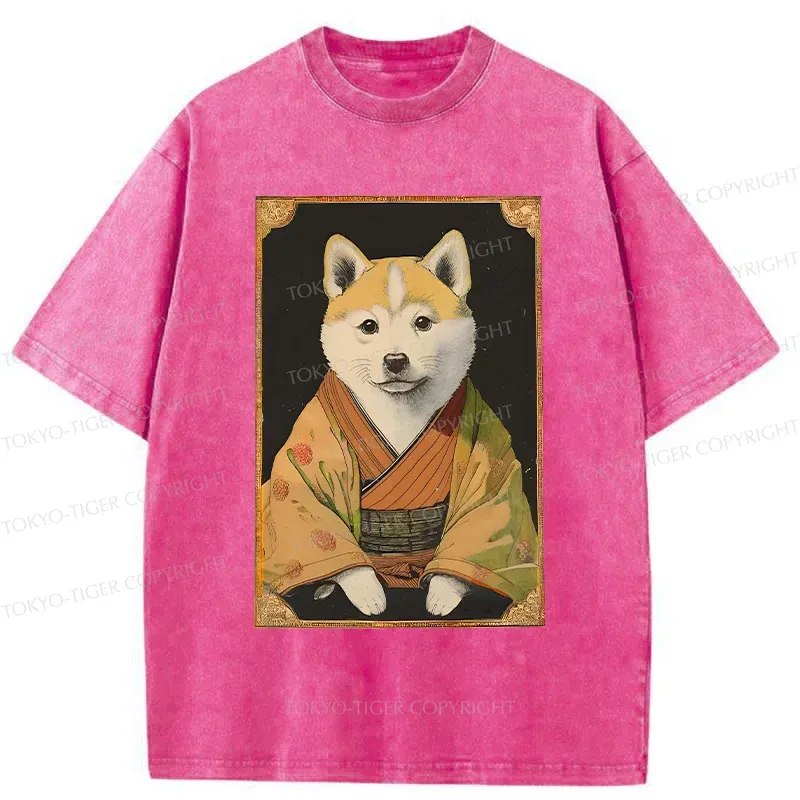 Tokyo-Tiger Elegant Mr. Dog Japan Washed T-Shirt