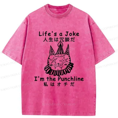 Tokyo-Tiger I'm The Punchline Washed T-Shirt