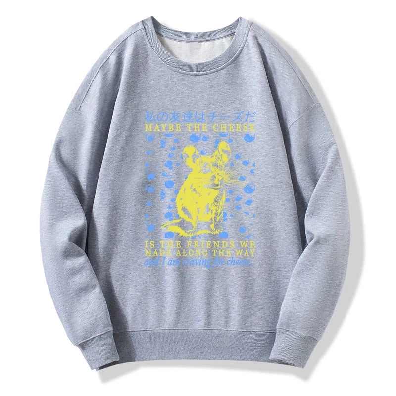 Tokyo-Tiger My Friend Is Cheese Sweatshirt