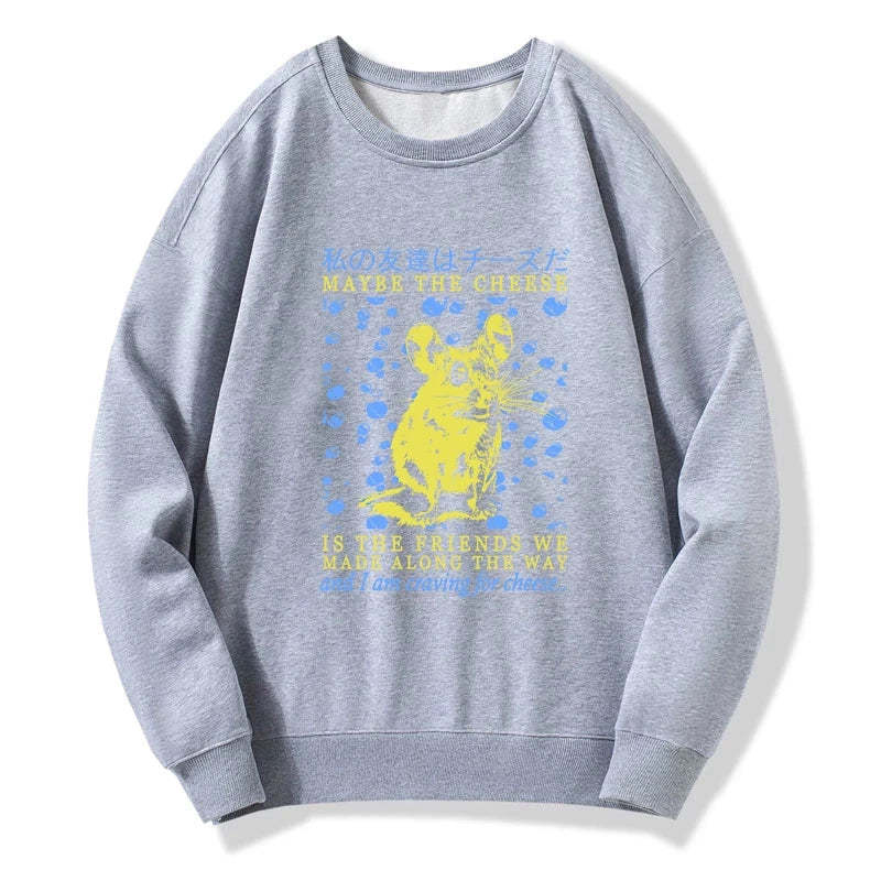 Tokyo-Tiger My Friend Is Cheese Sweatshirt