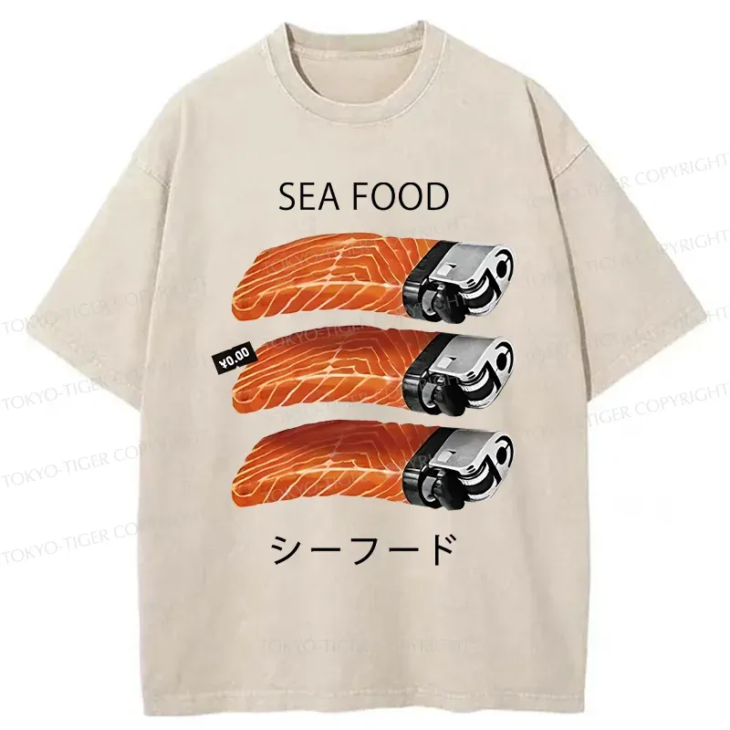 Tokyo-Tiger Heartbeat Rhythm Washed T-Shirt Sale