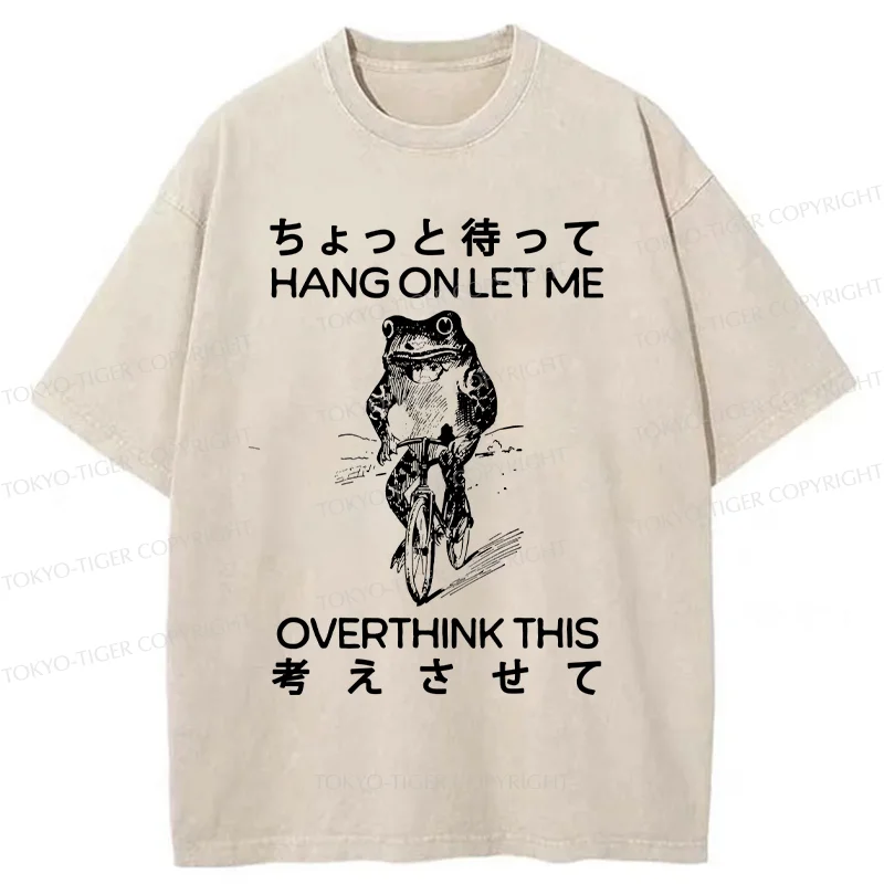 Tokyo-Tiger Overthinking Frog Washed T-Shirt