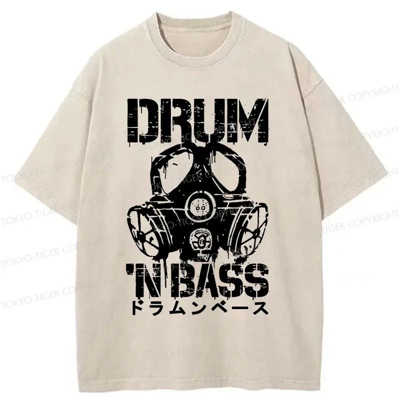 Tokyo-Tiger Heartbeat Rhythm Washed T-Shirt Sale