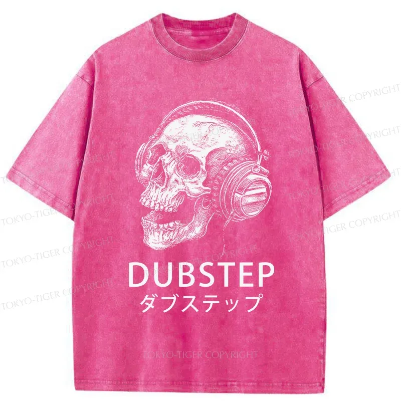 Tokyo-Tiger Dubstep Music Washed T-Shirt