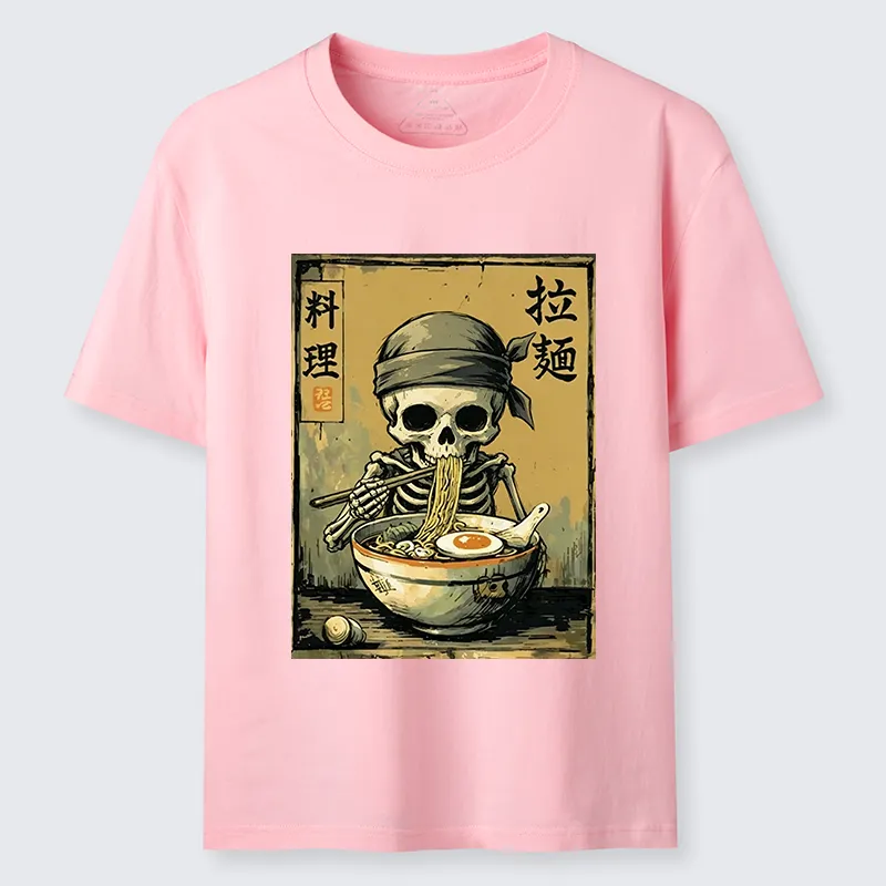 Tokyo-Tiger Funny Skeleton Ramen Classic T-Shirt