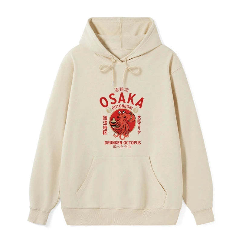 Tokyo-Tiger Drunken Octopus Japan Classic Hoodie