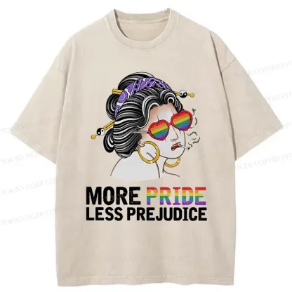 Tokyo-Tiger More Pride Less Prejudice Washed T-Shirt