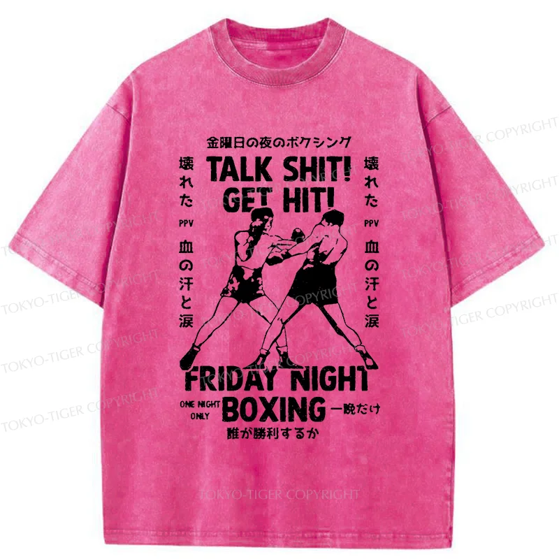 Tokyo-Tiger Friday Night Boxing Washed T-Shirt