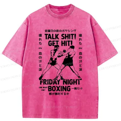 Tokyo-Tiger Friday Night Boxing Washed T-Shirt