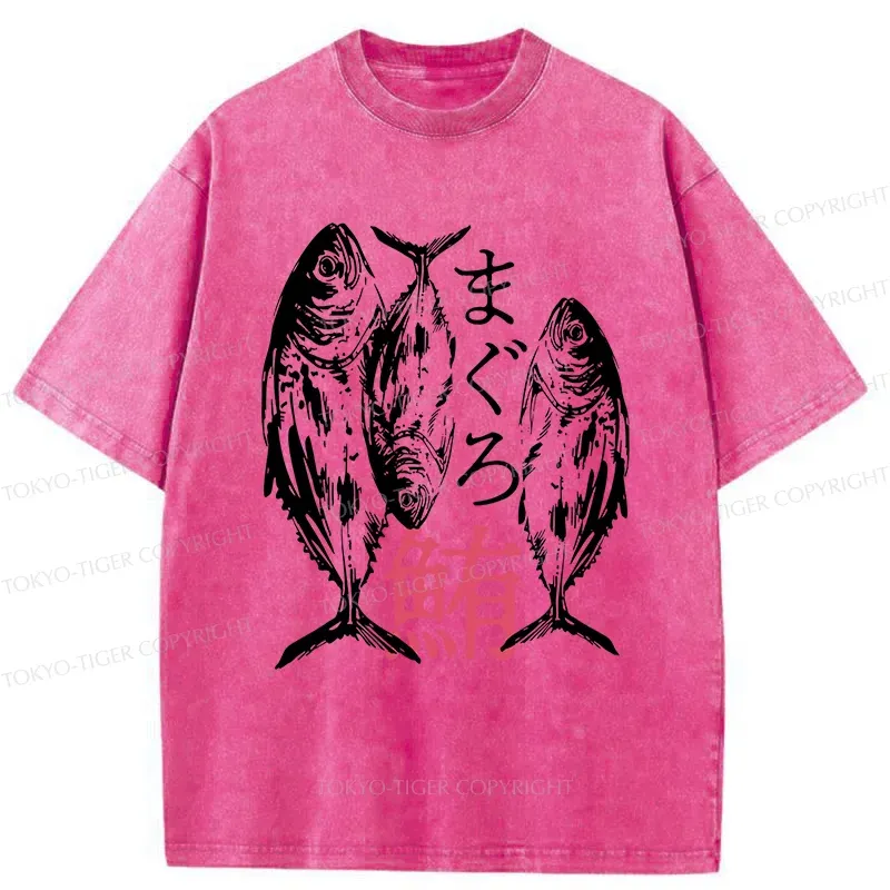 Tokyo-Tiger Japanese Tuna Washed T-Shirt