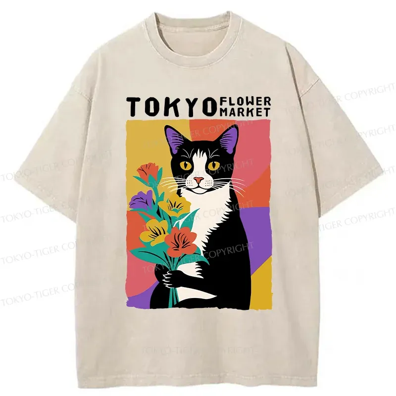 Tokyo-Tiger Sinuous Snake Washed T-Shirt Sale