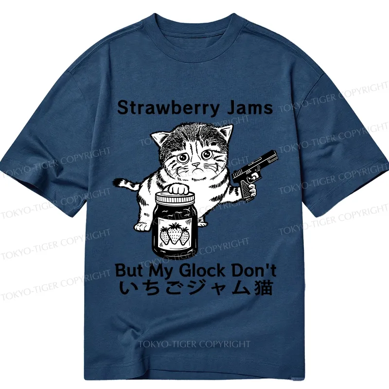 Tokyo-Tiger Strawberry Jam Cat Classic T-Shirt