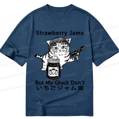 Tokyo-Tiger Strawberry Jam Cat Classic T-Shirt