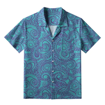 Tokyo-Tiger Octopus Tentacles Hawaiian Shirt
