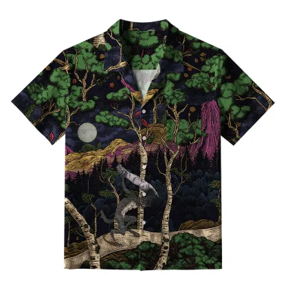 Tokyo-Tiger Horrible Ghoul Aloha Hawaiian Shirt