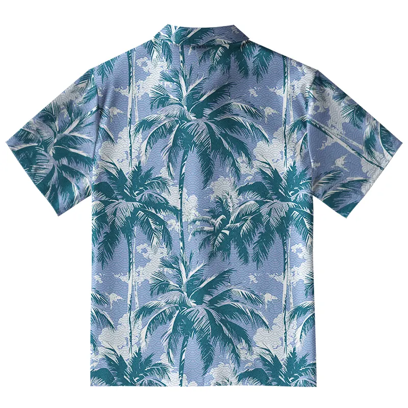 Tokyo-Tiger Palm Tree Paradise Aloha Hawaiian Shirt
