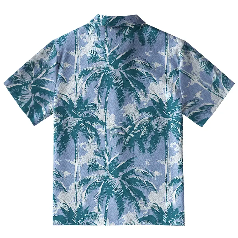 Tokyo-Tiger Palm Tree Paradise Aloha Hawaiian Shirt