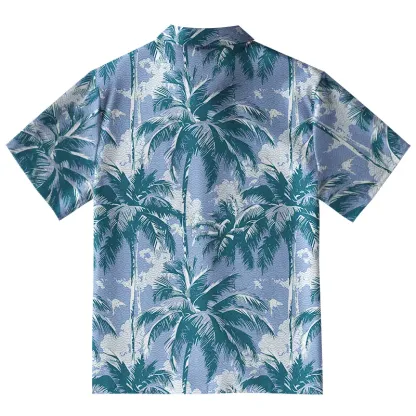 Tokyo-Tiger Palm Tree Paradise Aloha Hawaiian Shirt