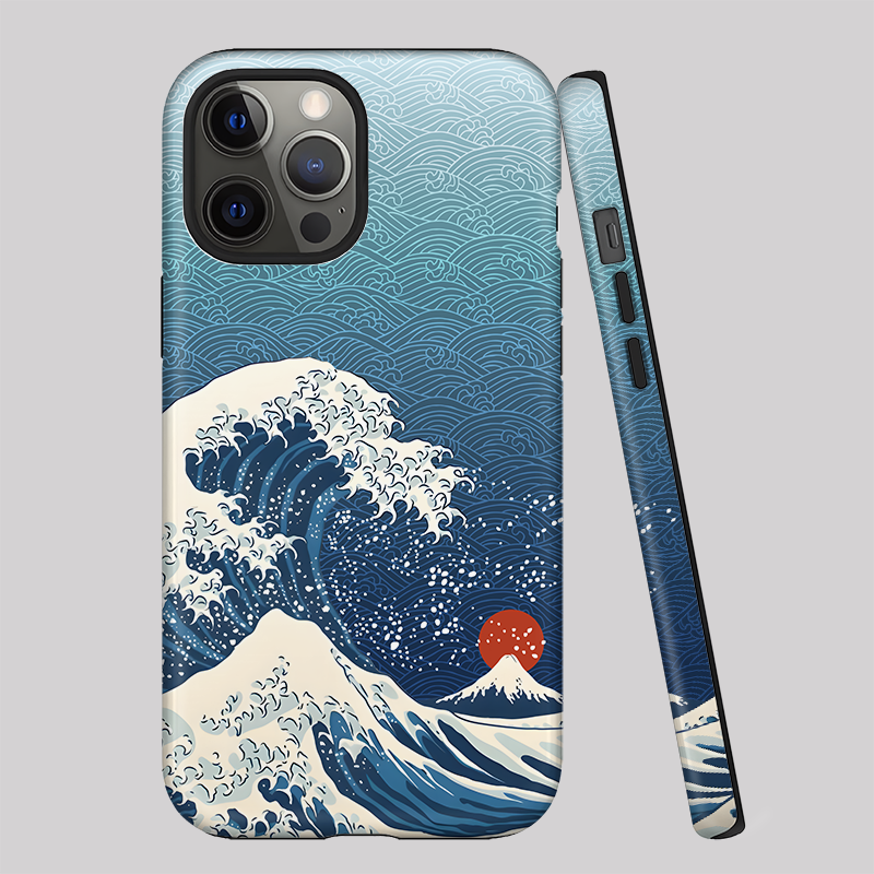 Tokyo-Tiger The Great Wave Off Fuji Phone Case