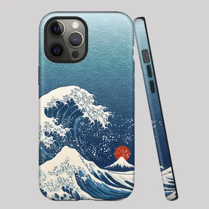 Tokyo-Tiger The Great Wave Off Fuji Phone Case