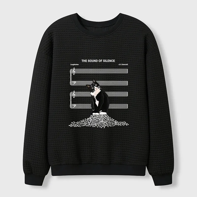 Tokyo-Tiger The Sound Of Silence Waffle Sweatshirt