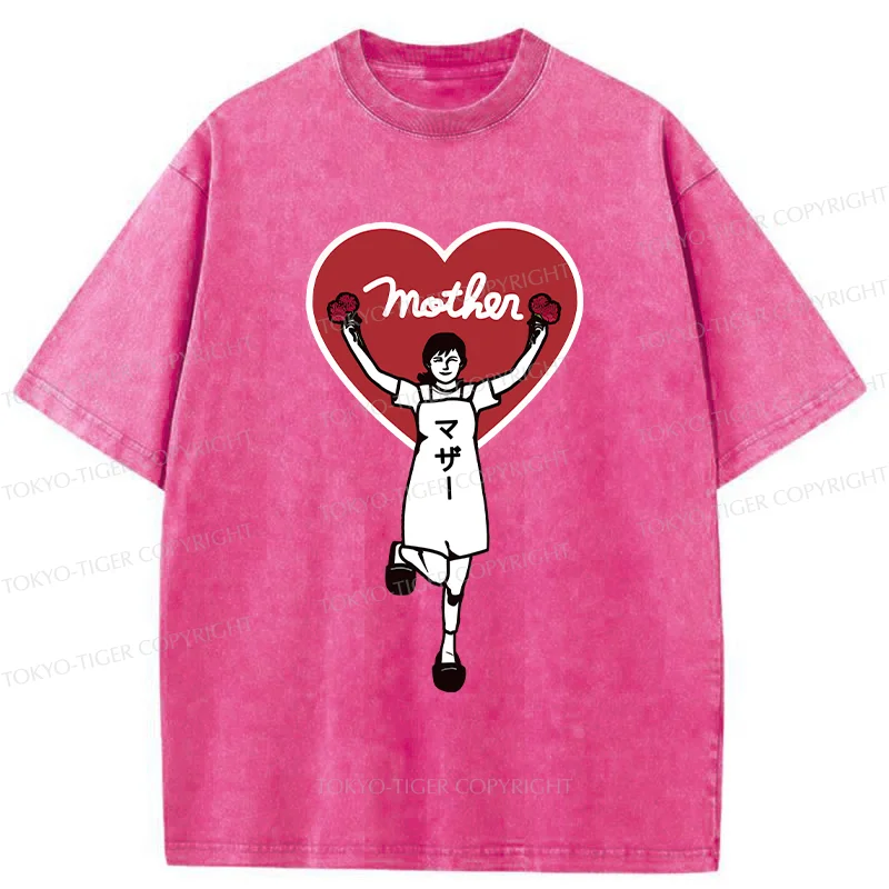 Tokyo-Tiger Celebrate Mother's Day Washed T-Shirt