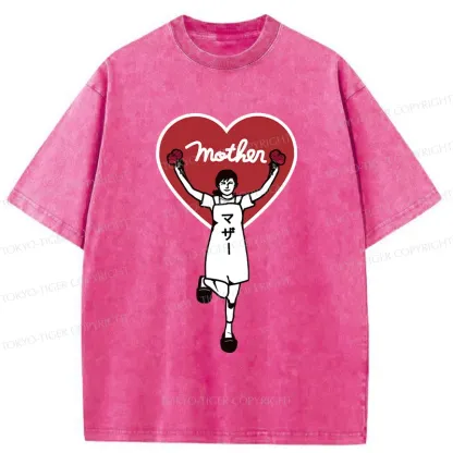 Tokyo-Tiger Celebrate Mother's Day Washed T-Shirt