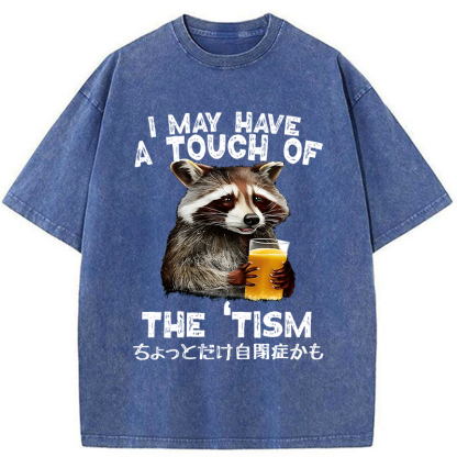 Tokyo-Tiger Autistic Raccoon Washed T-Shirt