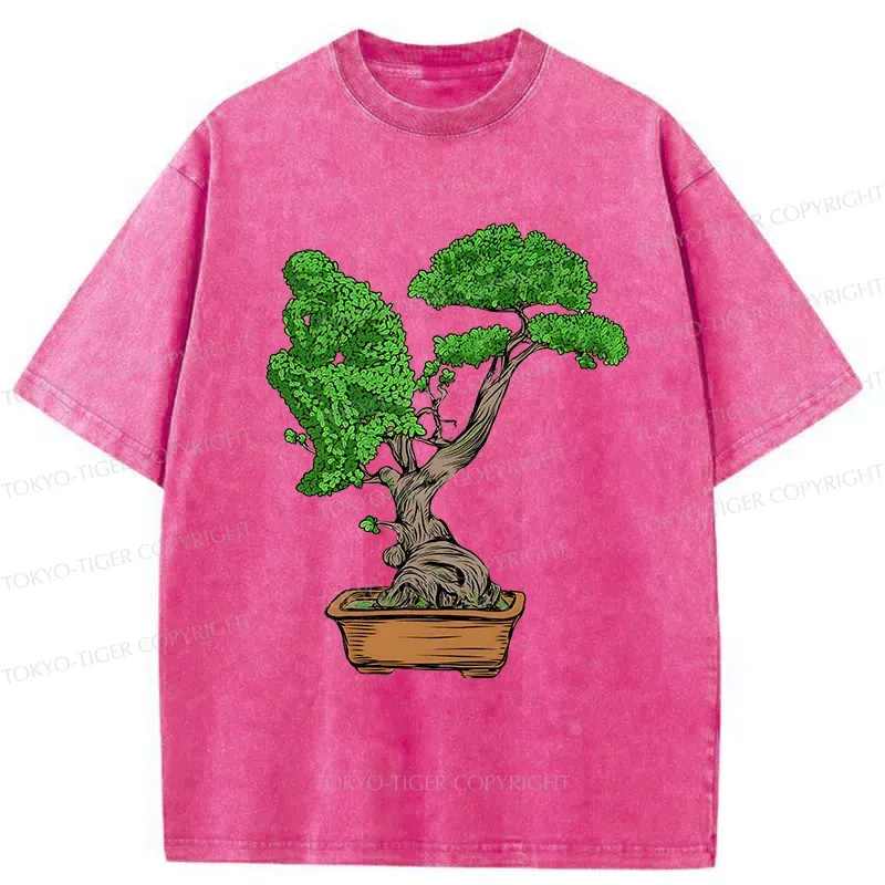 Tokyo-Tiger Contemplative Plants Washed T-Shirt