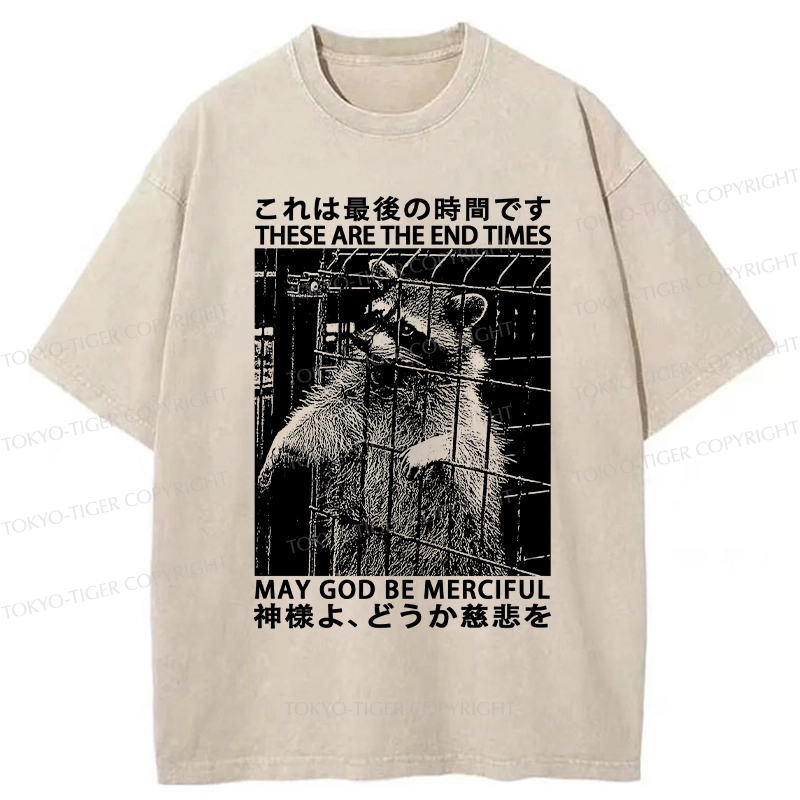 Tokyo-Tiger May God Be Merciful Washed T-Shirt