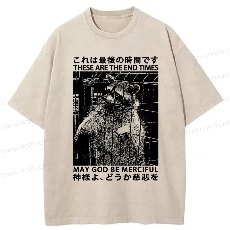 Tokyo-Tiger May God Be Merciful Washed T-Shirt Sale