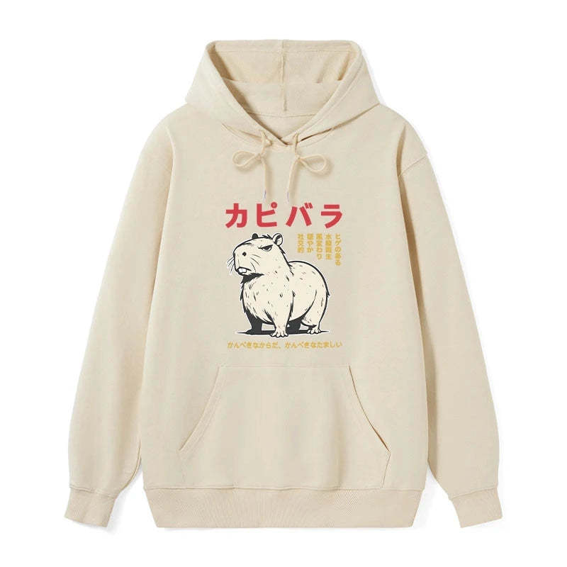 Tokyo-Tiger Angry Capybara Japan Classic Hoodie