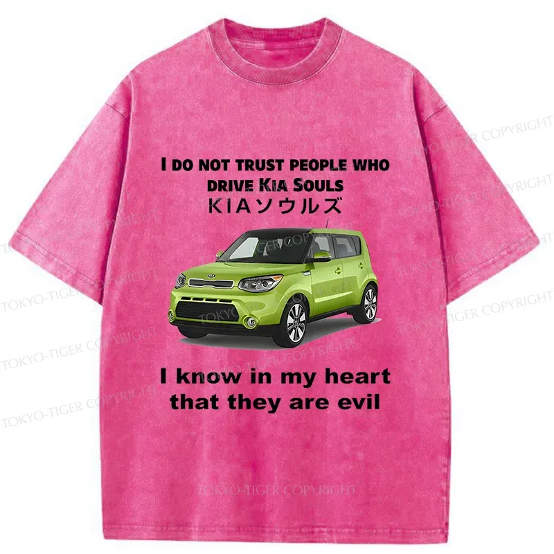 Tokyo-Tiger Interesting Car Meme Washed T-Shirt