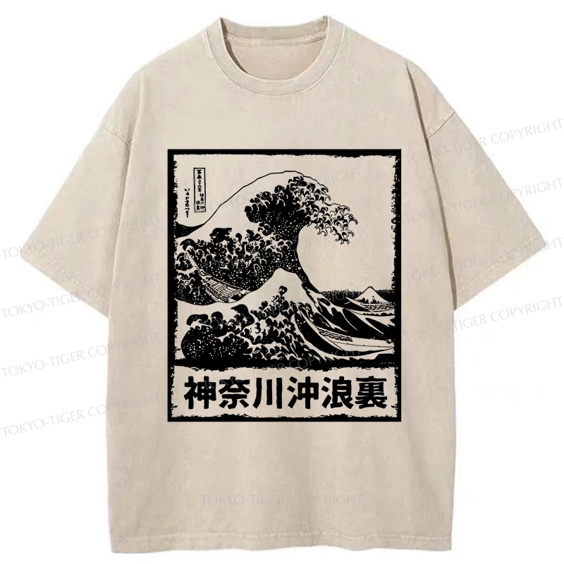 Tokyo-Tiger Legendary Wave Washed T-Shirt