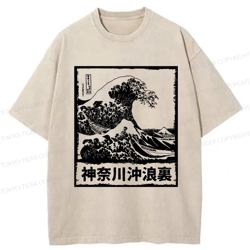 Tokyo-Tiger Legendary Wave Washed T-Shirt Sale