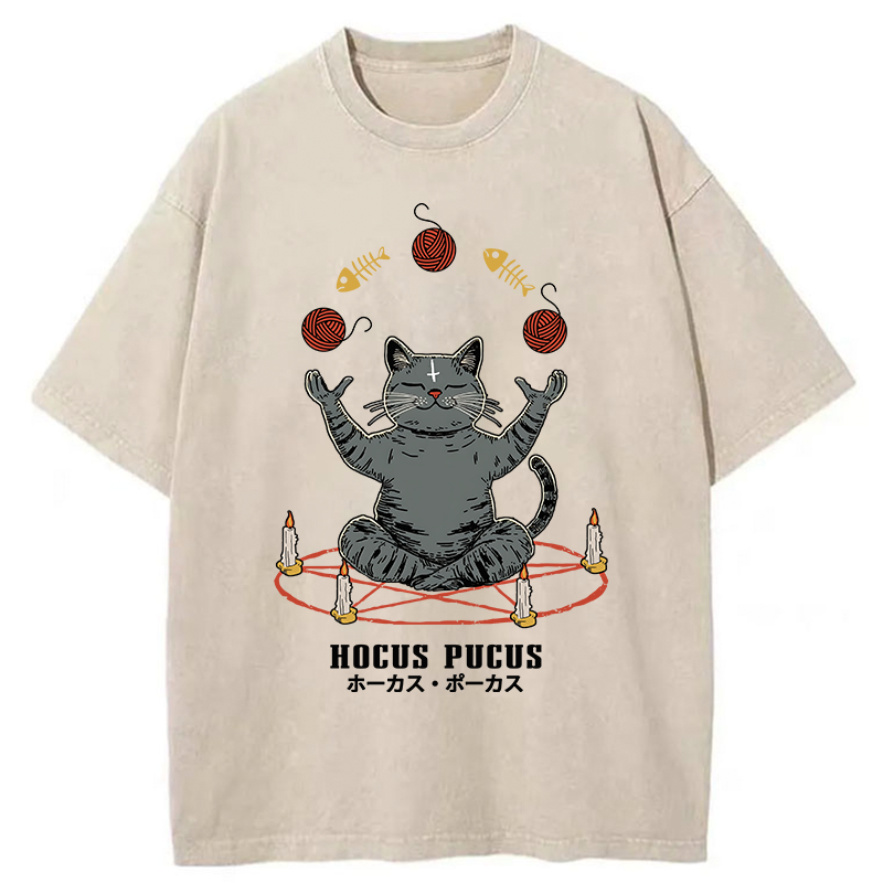 Tokyo-Tiger Hocus Pocus Washed T-Shirt