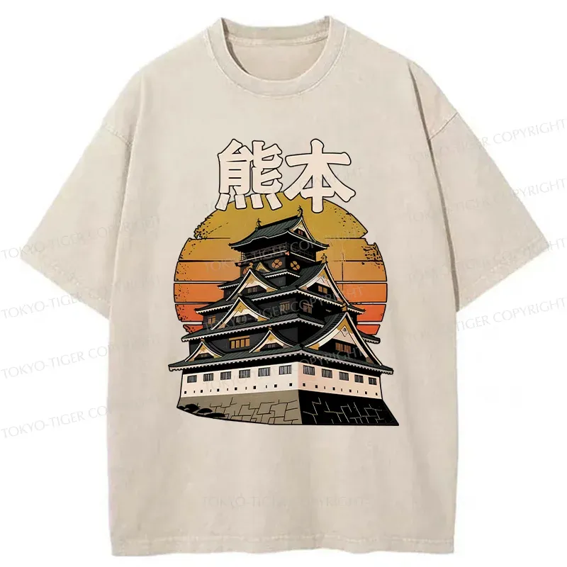 Tokyo-Tiger Kumamoto City Washed T-Shirt