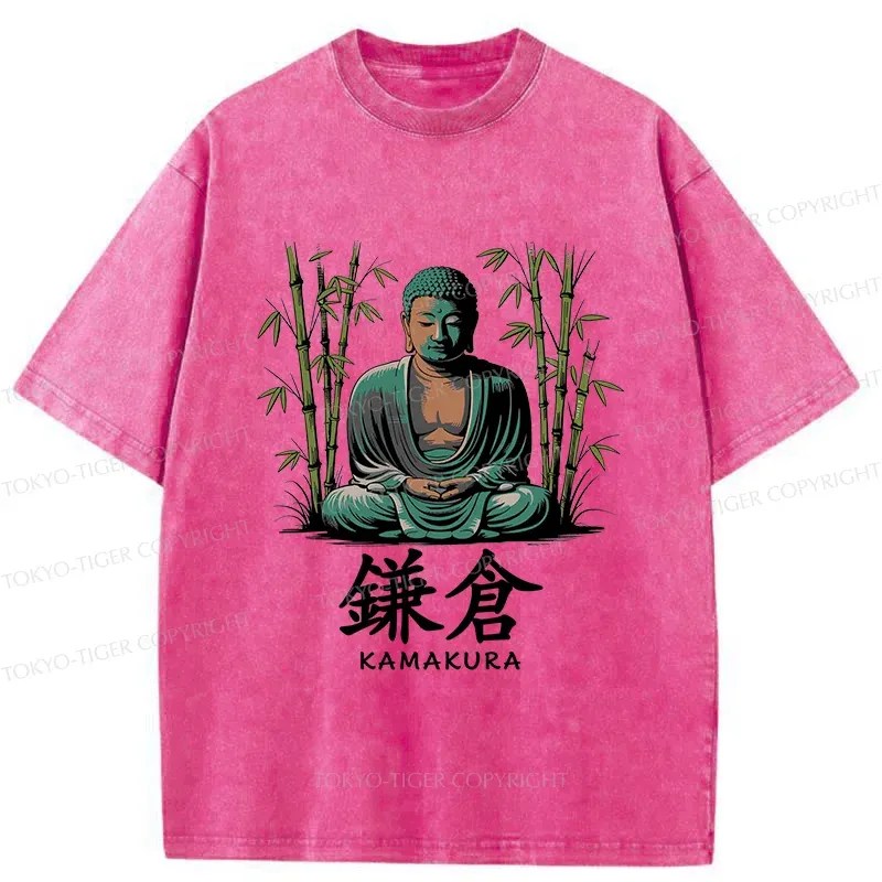 Tokyo-Tiger Kamakura City Washed T-Shirt