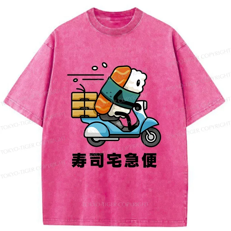Tokyo-Tiger Sushi Express Washed T-Shirt