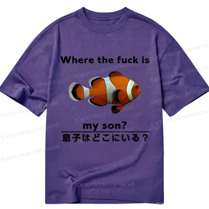 Tokyo-Tiger Fish Looking For Son Classic T-Shirt